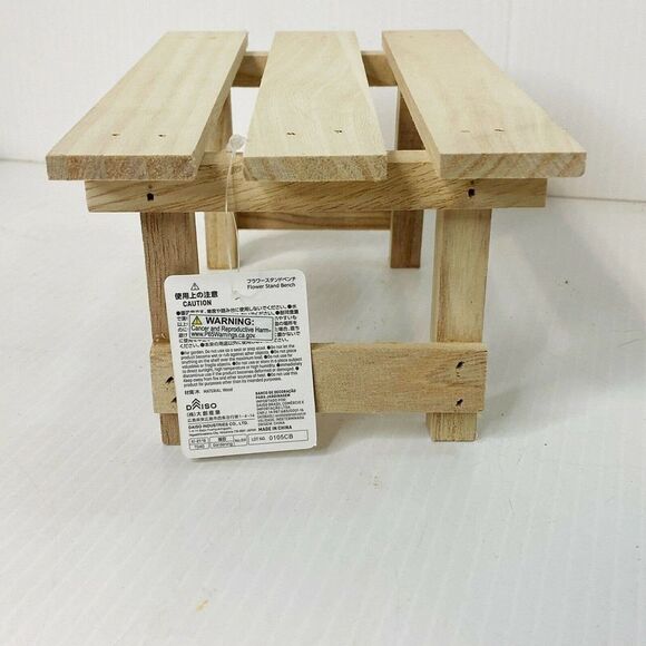 DIY Unfinished Wood Mini Picnic Table And Chair Set - Picture 3 of 12